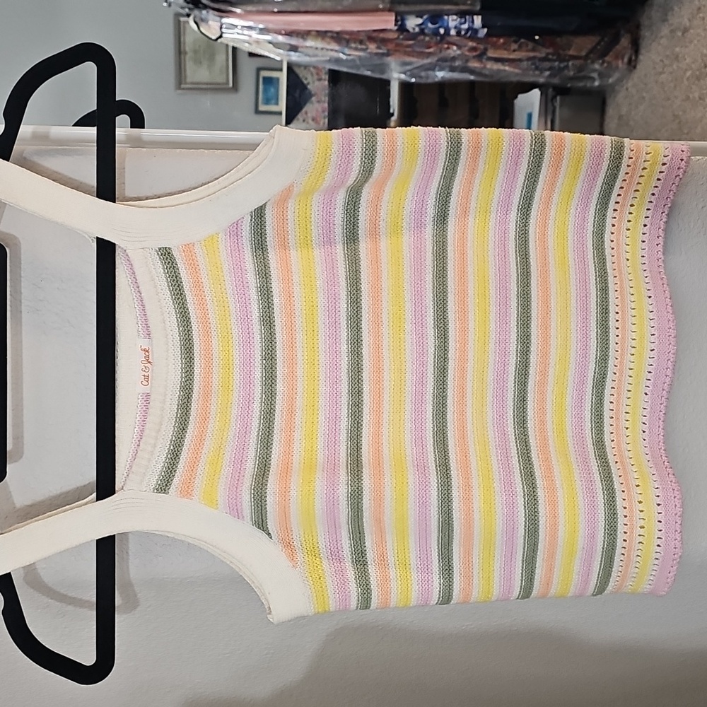 Cat & Jack Sweater Tank Girls Size XL/14
